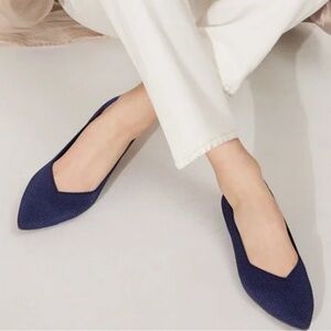 Women's Navy Blue Flats
